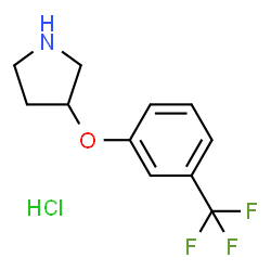 3-[(A,A,A-TRIFLUORO-M-TOLYL)OXY]-PYRROLIDINE HYDROCHLORIDE structure