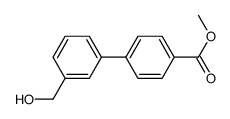 Methyl 4-(3-hydroxymethylphenyl)benzoate Structure