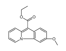 Pyrido[1,2-a]indole-10-carboxylic acid, 3-Methoxy-, ethyl ester Structure