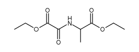 ethyl 2-(2-ethoxy-2-oxoacetamido)propanoate structure