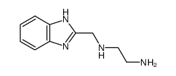 1,2-Ethanediamine,N-(1H-benzimidazol-2-ylmethyl)-(9CI) structure