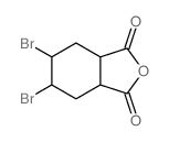 1,3-Isobenzofurandione,5,6-dibromohexahydro- structure