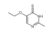 5-Ethoxy-2-methylpyrimidine-4(1H)-thione structure