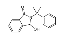 3-hydroxy-2-(2-phenylpropan-2-yl)-3H-isoindol-1-one Structure