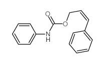 2-Propen-1-ol,3-phenyl-, phenylcarbamate (9CI) structure