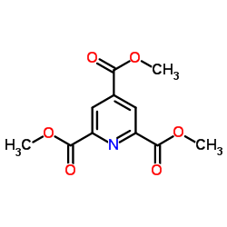 吡啶-2,4,6-三羧酸三甲酯结构式