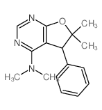 Furo[2,3-d]pyrimidin-4-amine,5,6-dihydro-N,N,6,6-tetramethyl-5-phenyl- picture