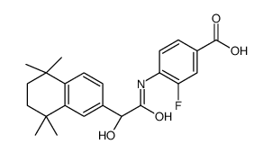 BENZOIC ACID, 3-FLUORO-4-[[(2R)-HYDROXY(5,6,7,8-TETRAHYDRO-5,5,8,8-TETRAMETHYL-2-NAPHTHALENYL)ACETYL]AMINO]- picture