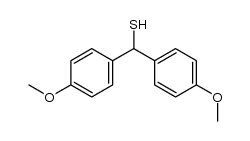 bis(4-methoxyphenyl)methanethiol结构式
