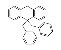 9,9-Dibenzyl-9,10-dihydroanthracene结构式