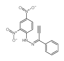 2-Propyn-1-one,1-phenyl-, 2-(2,4-dinitrophenyl)hydrazone structure