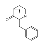 7-benzyl-1-azabicyclo[2.2.2]octan-8-one结构式