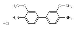 [1,1'-Biphenyl]-4,4'-diamine,3,3'-dimethoxy-, hydrochloride (1:?) Structure