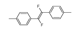 (E)-(1,2-difluoro-1,2-ethendiyl)-bis-[4'-methylbenzene] Structure