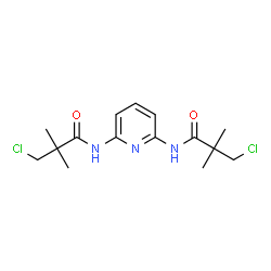 3-CHLORO-N-(6-[(3-CHLORO-2,2-DIMETHYLPROPANOYL)AMINO]-2-PYRIDINYL)-2,2-DIMETHYLPROPANAMIDE结构式
