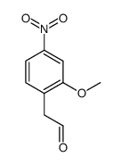 2-(2-METHOXY-4-NITROPHENYL)ACETALDEHYDE Structure