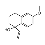 1-Ethenyl-1,2,3,4-四氢-6-甲氧基-1-萘酚结构式
