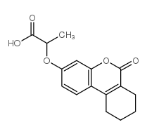 2-(6-OXO-7,8,9,10-TETRAHYDRO-6H-BENZO[C]CHROMEN-3-YLOXY)-PROPIONIC ACID picture