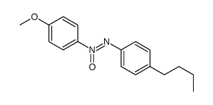 4'-Butyl-4-methoxyazoxybenzene structure