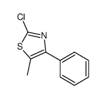 2-CHLORO-5-METHYL-4-PHENYLTHIAZOLE structure