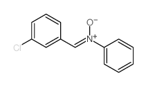 Benzenamine,N-[(3-chlorophenyl)methylene]-, N-oxide structure