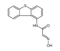 N-dibenzothiophen-1-yl-2-hydroxyiminoacetamide结构式