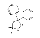 3,3-dimethyl-5,5-diphenyl-[1,2,4]trioxolane结构式