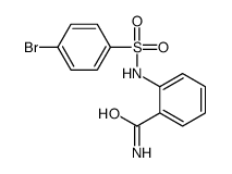 2-{[(4-Bromophenyl)sulfonyl]amino}benzamide Structure
