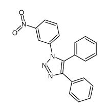 1-(3-Nitrophenyl)-4,5-diphenyl-1H-1,2,3-triazole结构式