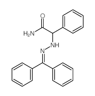 2-(2-benzhydrylidenehydrazinyl)-2-phenyl-acetamide structure