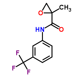2-Methyl-N-[3-(trifluoromethyl)phenyl]-2-oxiranecarboxamide结构式