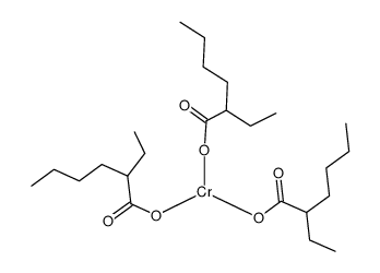 Chromium (III) 2-Ethylhexanoate Structure