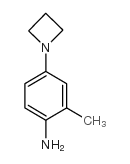 4-(氮杂啶-1-基)-2-甲基苯胺结构式