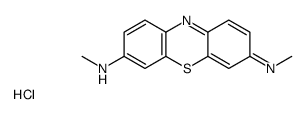 methyl-[7-(methylamino)phenothiazin-3-ylidene]azanium,chloride结构式