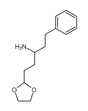 1-(1,3-dioxolan-2-yl)-5-phenylpentan-3-amine结构式