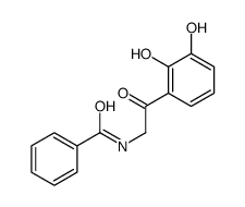 N-[2-(2,3-dihydroxyphenyl)-2-oxoethyl]benzamide结构式
