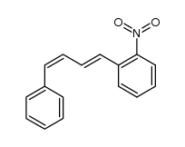 4c-phenyl-1t-(2-nitro-phenyl)-butadiene-(1.3) Structure