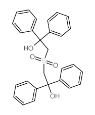 Benzenemethanol,a,a'-[sulfonylbis(methylene)]bis[a-phenyl- (9CI) structure