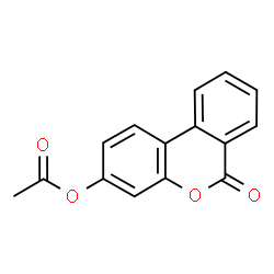 6-oxo-6H-benzo[c]chromen-3-yl acetate Structure