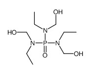 [bis[ethyl(hydroxymethyl)amino]phosphoryl-ethylamino]methanol结构式