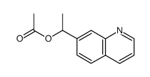 1-(7-quinolyl)ethyl acetate结构式