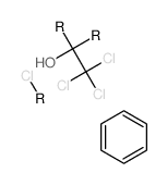 Benzenemethanol, chloro-a-(chlorophenyl)-a-(trichloromethyl)-结构式