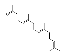 (5Z,9Z)-6,10,14-trimethylpentadeca-5,9,13-trien-2-one Structure