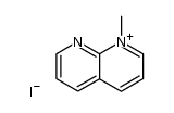 1-methyl-1,8-naphthyridinium iodide结构式