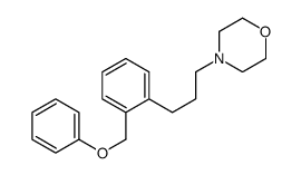 4-[3-[2-(phenoxymethyl)phenyl]propyl]morpholine Structure
