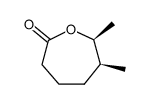 (S,S)-6,7-dimethyl-2-oxepanone结构式