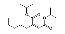 dipropan-2-yl 2-pentylbut-2-enedioate结构式