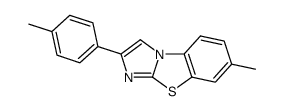 7-METHYL-2-(4-METHYLPHENYL)IMIDAZO[2,1-B]BENZOTHIAZOLE structure