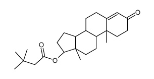 [(8R,9S,10R,13S,14S,17S)-10,13-dimethyl-3-oxo-1,2,6,7,8,9,11,12,14,15,16,17-dodecahydrocyclopenta[a]phenanthren-17-yl] 3,3-dimethylbutanoate结构式