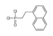 1-(2-dichlorophosphorylethyl)naphthalene Structure